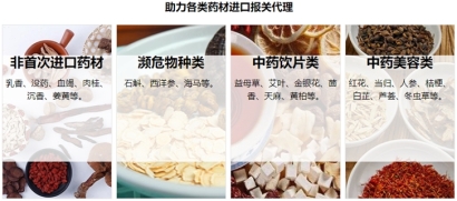 藏紅花/決明子/西洋參藥材進(jìn)口報關(guān)流程及費(fèi)用