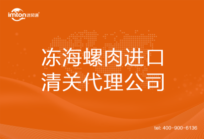 凍海螺肉進口清關(guān)代理公司