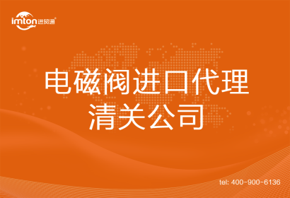 電磁閥進(jìn)口清關(guān)代理公司