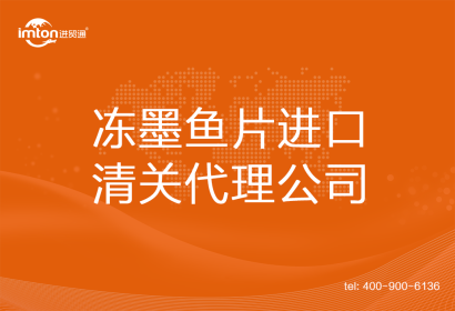 凍墨魚片?進(jìn)口清關(guān)代理公司